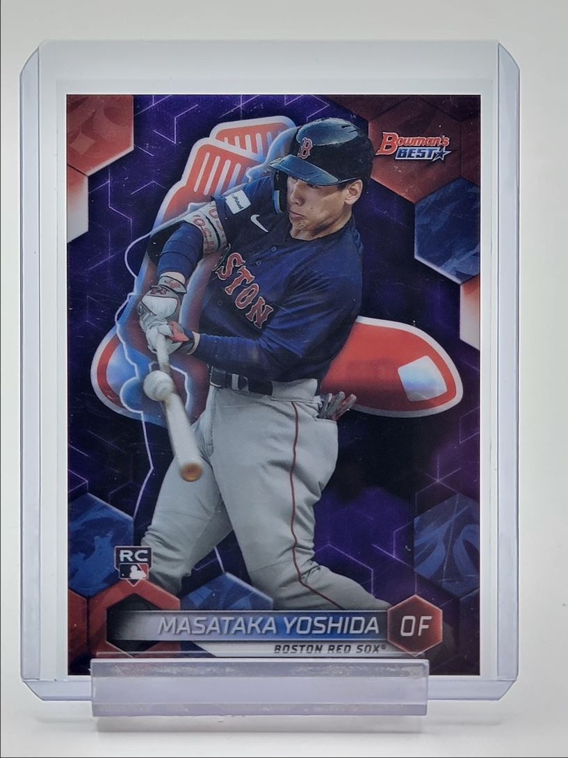 MASATAKA YOSHIDA 2023 BOWMAN'S BEST ROOKIE PURPLE REFRACTOR RC /250 Q3841