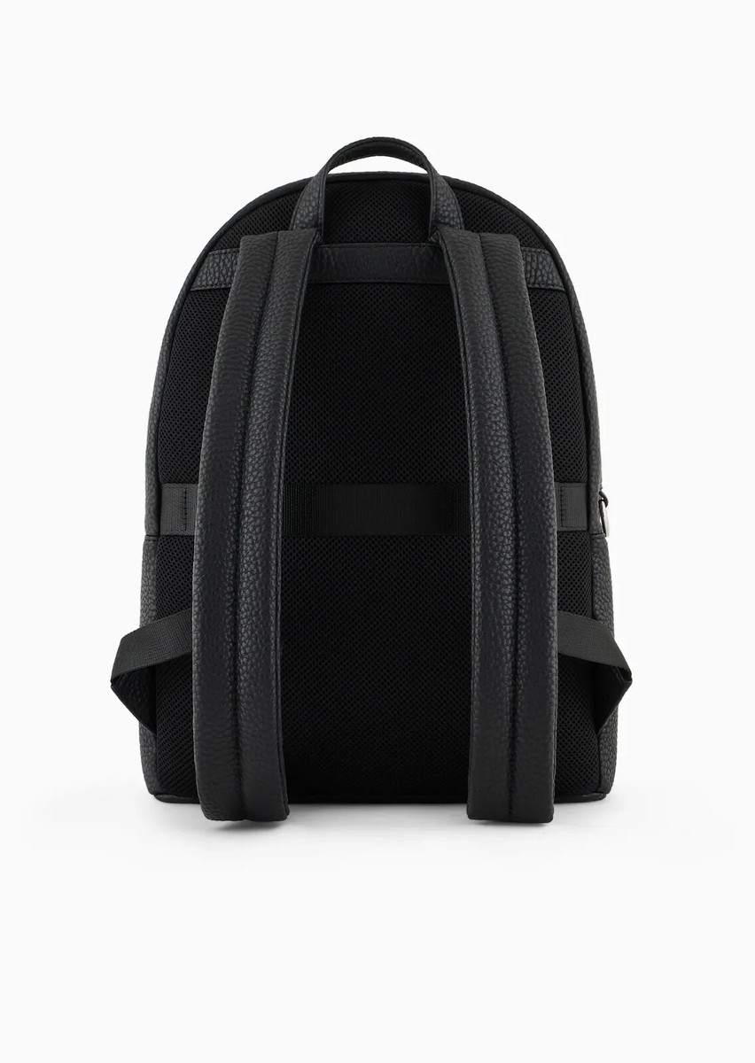 Armani Exchange Men's Backpack Zip Logo 952631 CC828 00020 Black