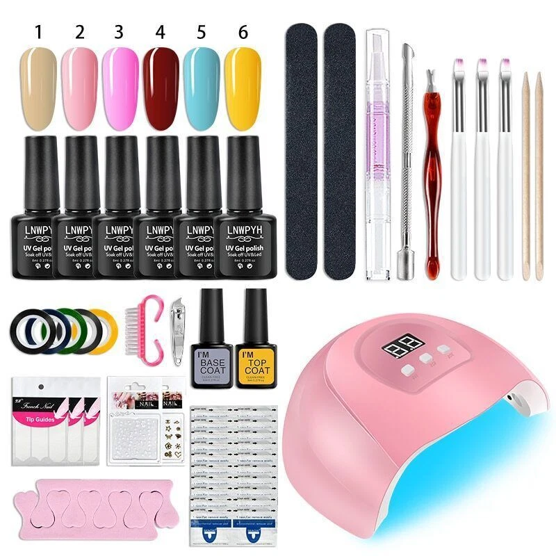 Nail Gel Polish Set Professional Manicure Set With Nail Drying Lamp For Nail Art
Opens in a new wind