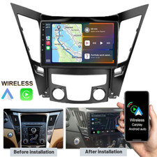 for Hyundai Sonata 2011-2014 Android 12 Apple CarPlay Car Stereo Radio GPS NAVI