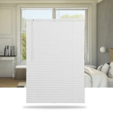 LUCKUP Cordless Mini Blinds Aluminum Venetian Blind Horizontal Window Shades