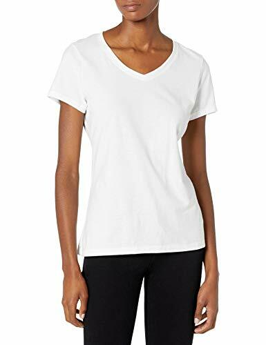 Hanes Women's Short Sleeve V-Neck T 