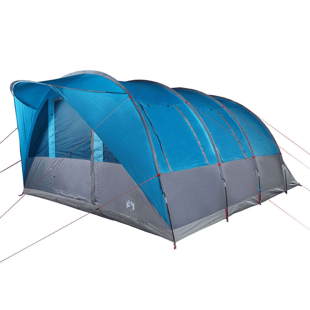 Family Tent Tunnel 7-Person Blue Waterproof vidaXL | eBay