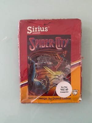 COMMODORE VC-20/VIC-20 - SPIDER-CITY (SIRIUS / CARTRIDGE) never opened