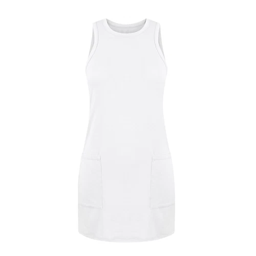 Summer Womens Sleeveless Sundress Short Beach Vacation Tank Dresses With Pockets - Bild 48 von 54