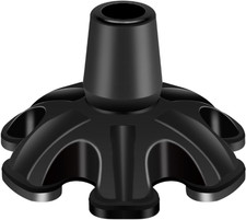 Cane Tip 3/4 inch 6 Support Cane Feet Self Standing Cane Tip, 6 Support Feets...