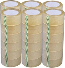 36 Rolls 1.88" X 60 Yards (2.7Mil) Clear Packing Shipping Storage Box Sealing Pa