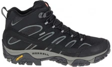 Merrell J06061 Men's Moab 2 Mid GTX Hiking Boots, Black, 9.5