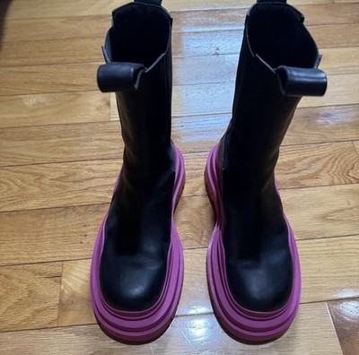 Women s bottega veneta tire chelsea boots, size 35.5 women s eu(5 Wmns), no box