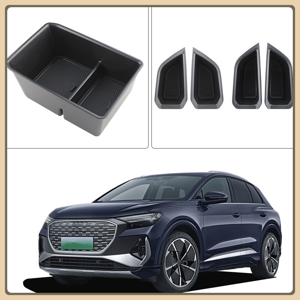 Für Audi Q4 E Tron Etron 2021 Mittelkonsole Organizer Schwarz