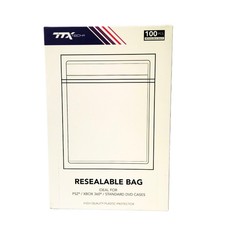 Resealable Media Bags: DVD Case - Clear 100