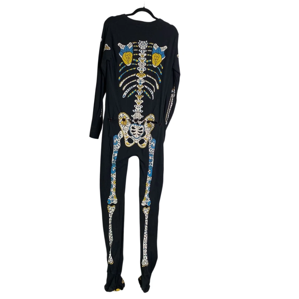 Too Fast Brand Apparel Long Johns Mono Esqueleto Día de Muertos Talla M Foto 2 de 4