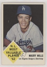 1963 Fleer Maury Wills #43 n8a