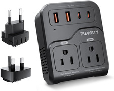 2000W Voltage Converter US to Europe, 220V to 110V Converter for European Travel