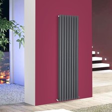 Anthracite Designer Horizontal Vertical Radiator Flat Panel Oval Column Rads
