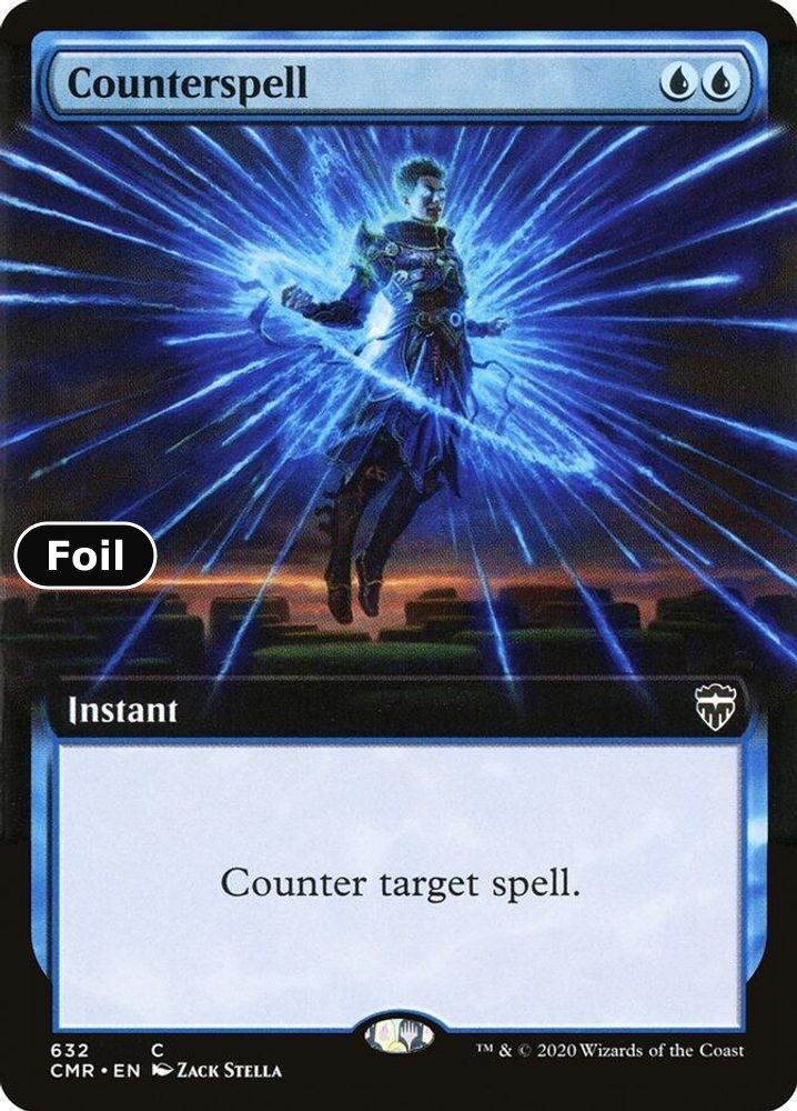 Counterspell (Extended Art) Foil Commander Legends 632 NM