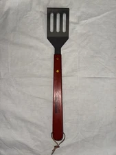 Gourmet Traditions Stainless Steel Spatula Wooden Handle Vintage Kitchenware