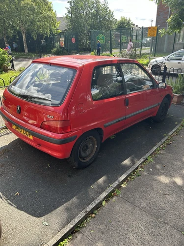 Peugeot 106 XLD 1.5 Diesel 1996 P Reg 3 Door Cherry Red Spares Or Repairs - Picture 4 of 24