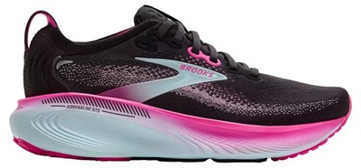 Brooks Women's Adrenaline GTS 25 Running Shoes, Black/Pink/Blue