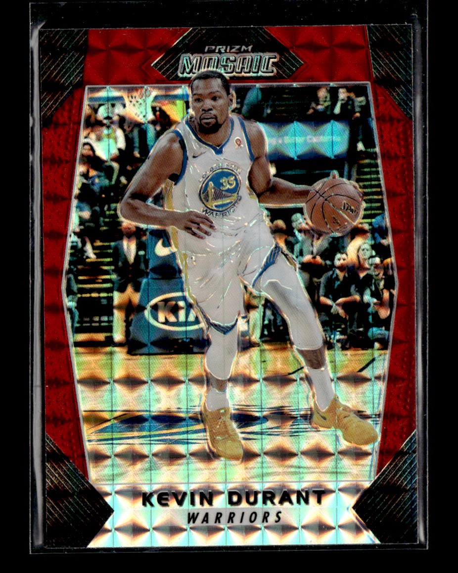 2017-18 Panini Mosaic #34 Kevin Durant Red