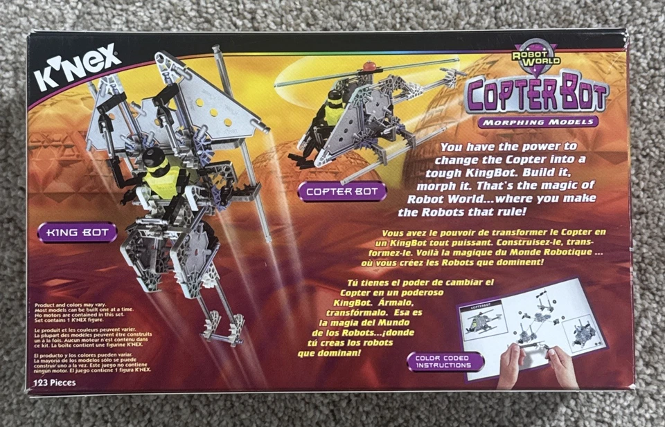 KNEX 11123 Copter Bot Rare Robot World   - Image 2 of 2