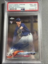 PSA 10 2018 Topps Chrome Rookie Autograph #RA-MS Mike Soroka RC Atlanta Braves