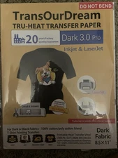 TransOurDream Tru-Heat Transfer Paper Dark 3.0 Pro NEW