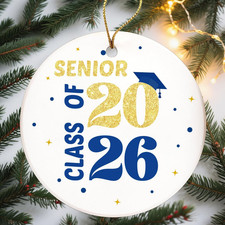 Class of 2026 Ornament, 2026 Graduation Christmas Ornament Tree Decoration Gifts