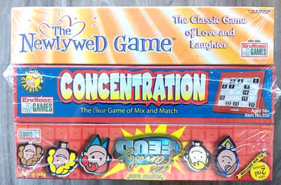 Endless Games Three-Pack: Newlywed, Concentration, Family Feud - SEALED