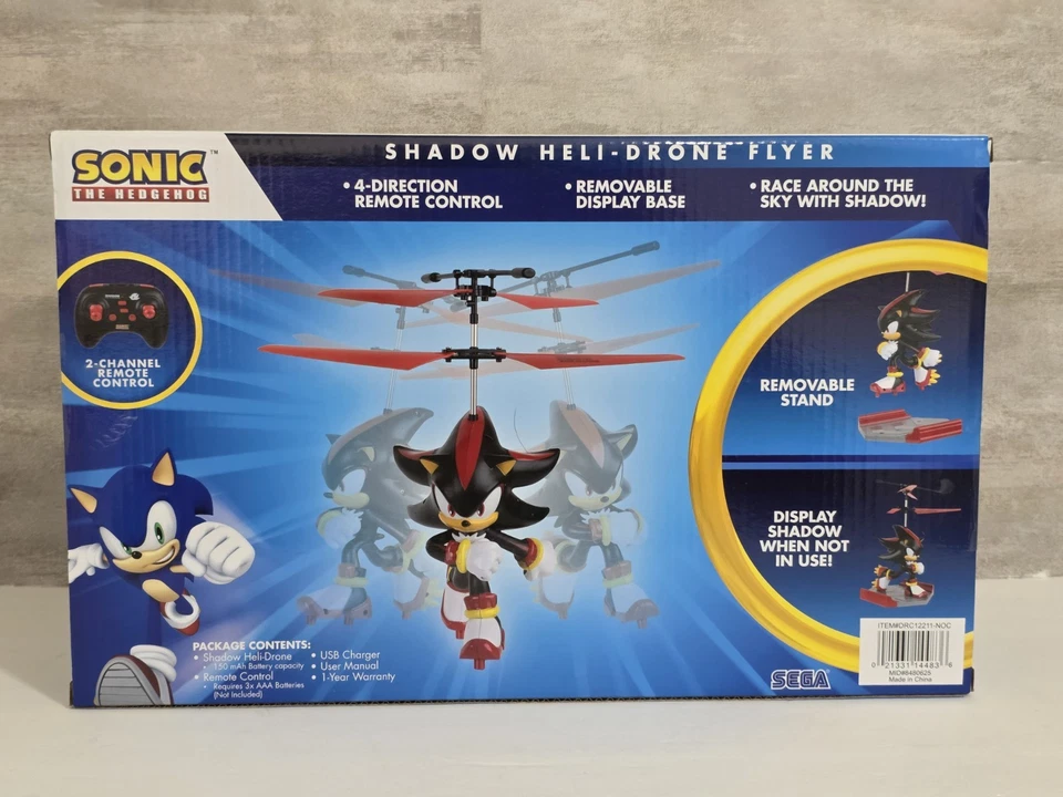 Folheto SEGA Sonic The Hedgehog Shadow Heli-drone - Imagem 2 de 3