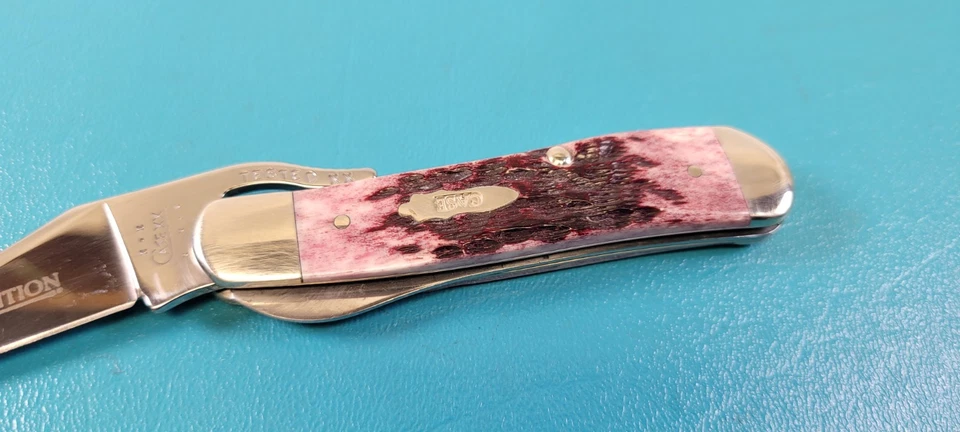 CASE XX 61953 L  Russlock Folding Pocket Knife Ltd Ed 1 of 3000 Jigged TR427 - Image 3 of 4