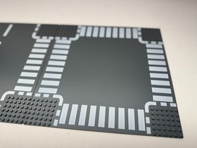 LEGO CITY: T-Junction  (7281)-Crossroad Plate (7280)