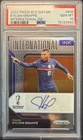 2022 Panini Prizm World Cup Kylian Mbappe France International Ink Auto PSA 10
