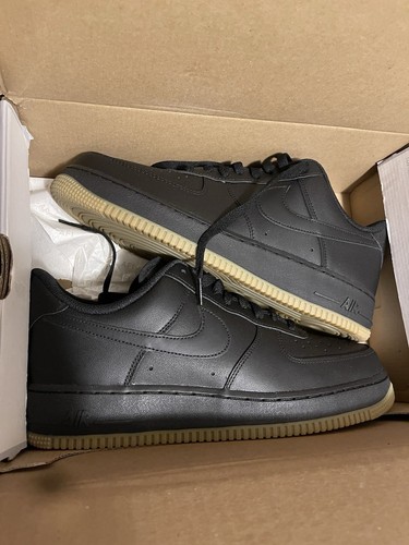 Nike Air Force 1 Black Gum - Size 10 M