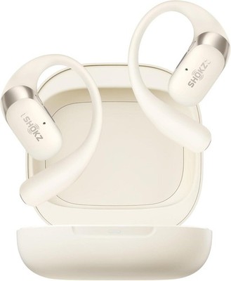 SHOKZ OpenFit 2 Beige T920 Open-Ear True Wireless Headphones Bluetooth Excellent