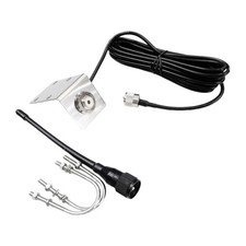 156-163 MHz VHF-Marineantenne, Wasserdichte Mastantenne mit 5 M RG-58-Kabel4903