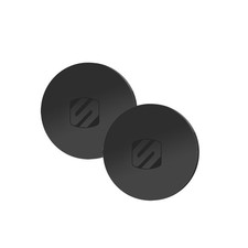 Scosche MPRNDRK-SP MagicMount Replacement Metal Plate Kit for 2 Plates, Black