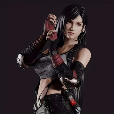 Tifa Final Fantasy VII Anime Figur Statue Sammelfigur Dekoration FF7
