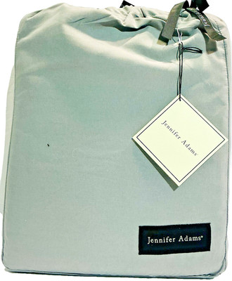 HOME BY JENNIFER ADAMS ETERNAL DUVET COVER SHAMS 3 PC SET KING / CAL KING GREY