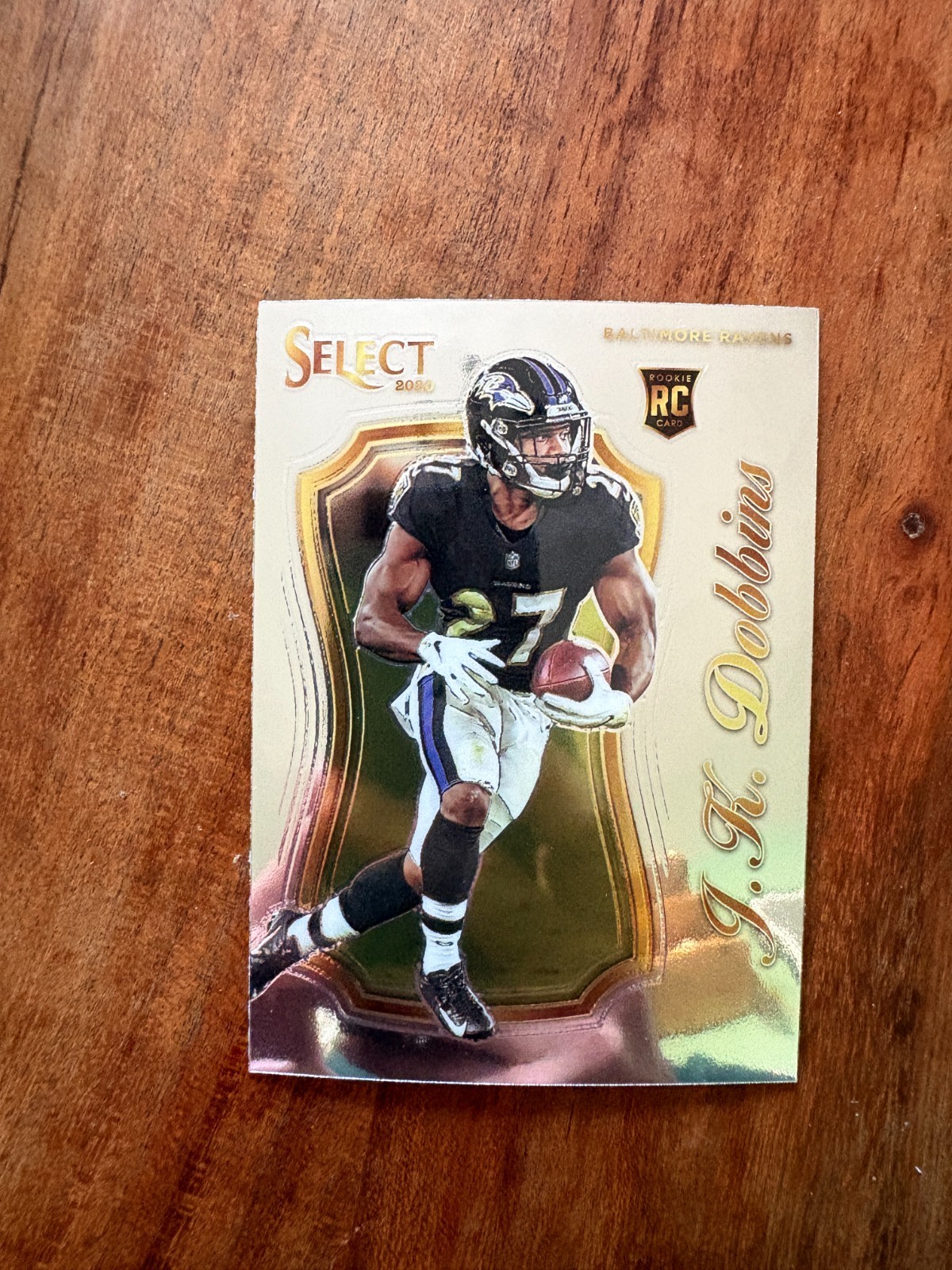 2020 Select Select Certified Rookies #23 J.K. Dobbins - Baltimore Ravens