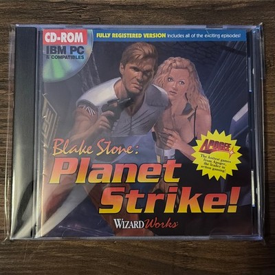 Vtg 1995 ''Blake Stone: Planet Strike'' CD ROM IBM PC Apogee Full Version