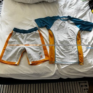 A&P OLLIN SS RASHGUARD AND NOGI SHORTS SMALL