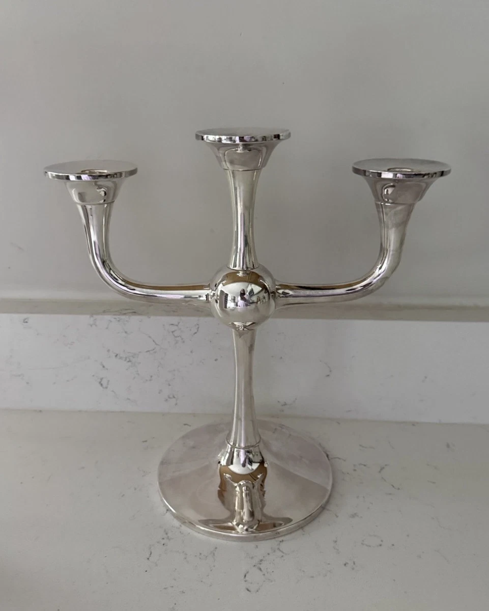 古董银色烛台| eBay