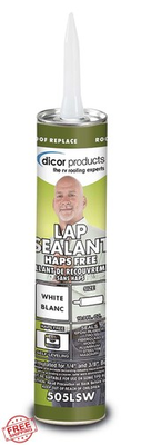 #ad Dicor 505LSW EPDM Lap Sealant White 10.3 Fl Oz $53.99