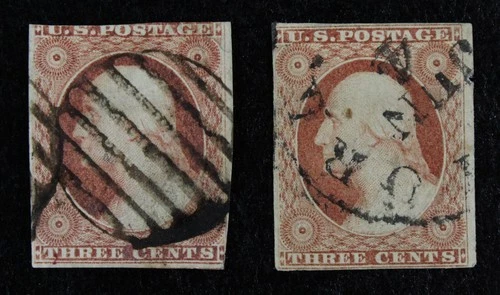 CKStamps: US Stamps Collection Scott#11A 3c Washington Used