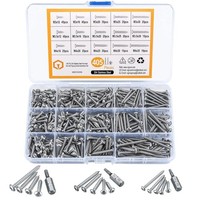 Rundkopfschrauben Set 405 StüCk Edelstahl Torx Holzschrauben Blechschrauben Bits