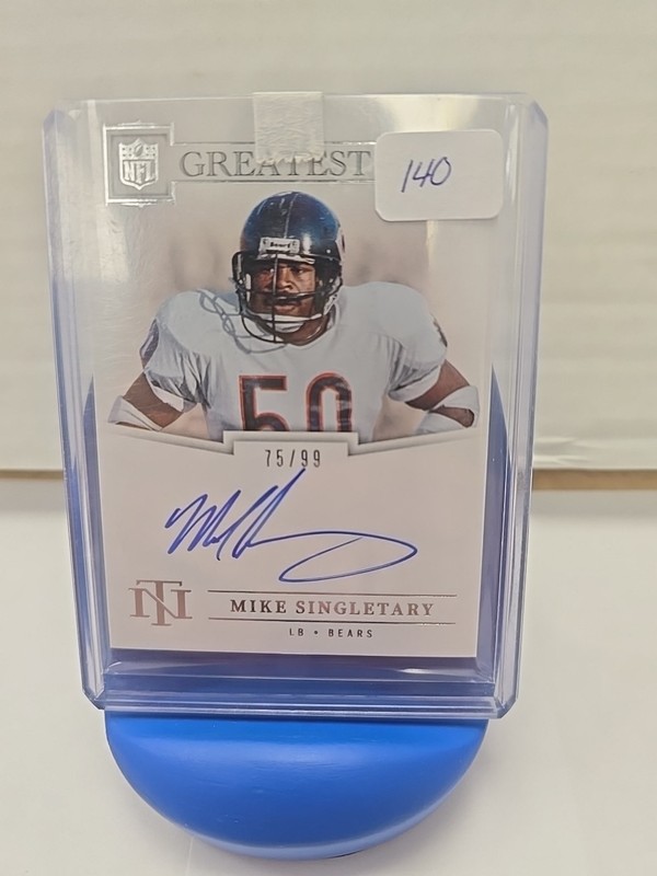 2024 Panini National Treasures - Mike Singletary Greatest Signatures 30/99