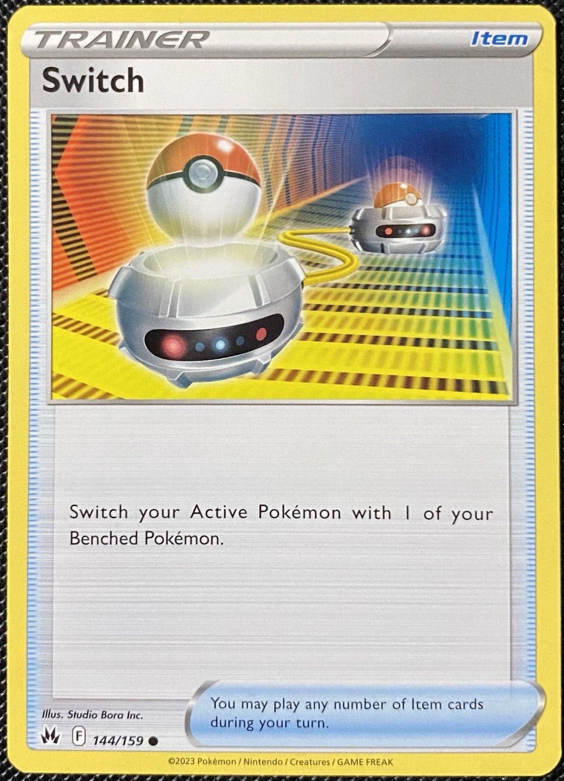 Switch 144/159 SWSH: Crown Zenith Regular NM Pokémon