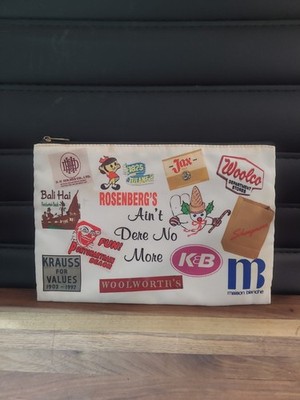 Vintage NEW ORLEANS ADVERTISING Ain't Dere No More Zipper Bag N.O. Stores Goneby