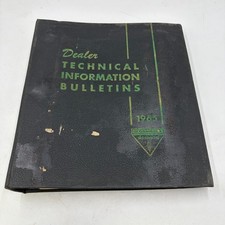 1965 Oldsmobile Service Guild Training Manuals Dealer Technical Info Bulletins